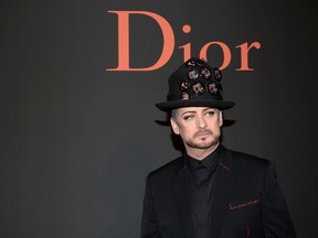 Boy George attends the Dior Homme Menswear Fall/Winter 2017-2018 show as part of Paris Fashion Week on January 21, 2017 in Paris, France. (Photo by Francois Durand/Getty Images)