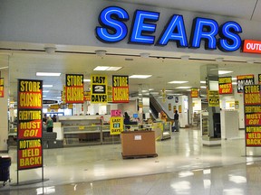 Items at the Sears Outlet store in the Downtown Chatham Centre were discounted as high as 90 per cent prior to the store closing on Sunday.