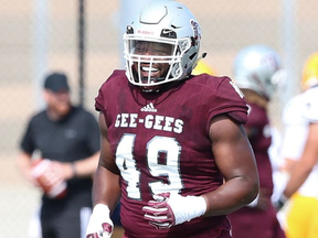 Gee-Gees player Loic Kayembe died in his sleep on Sunday, Sept. 24. Photo courtesy of the University of Ottawa by Greg Mason.STEPHEN M LOBAN