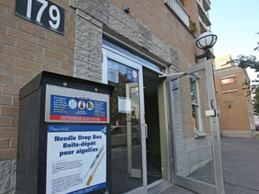 Ottawa Public Health's new interim supervised injection site on Clarence Street. JEAN LEVAC / POSTMEDIA NEWS