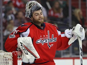 Braden Holtby should be the first goalkeeper off the board in NHL hockey drafts this year. (Getty Images)