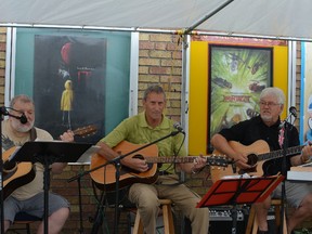 The Grindstones were available to entertain  the participants at the 9th annual Korn for Kids held on Sun. Sept. 24.