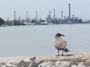 A Petrochem Canada conference, expected to attract 150 petrochemical industry delegates, is being held Wednesday and Thursday in Sarnia-Lambton, home to the Chemical Valley shown here from Sarnia Bay. The Sarnia-Lambton Economic Partnership says the conference is an opportunity to showcase the community and could have a significant impact on its economic future. (File photo)