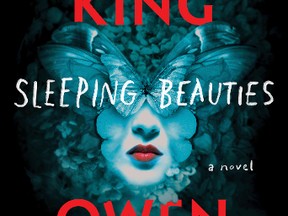 This cover image released by Scribner shows "Sleeping Beauties," a novel by Stephen King and Owen King. (Scribner via AP)