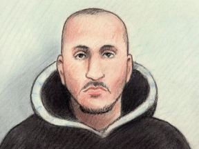 Alaa Sameer Asiri. Court sketch by Laurie Foster-MacLeod