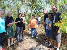 Accessible trails wind through L’Arche London’s new Lambeth property and will eventually lead to raised gardening beds, where participants will be able to cultivate fresh food for harvest and use in the cooking programs. (ANDREA COX, Special to Postmedia News)