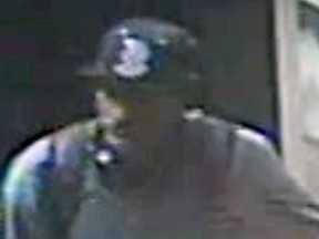 Security camera image of a man wanted in a voyeurism investigation. (TORONTO POLICE)