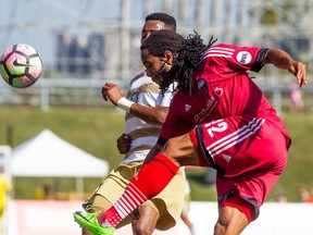 The Ottawa Fury lost to Harrisburg Wednesday. (Ashley Fraser/Postmedia Network)