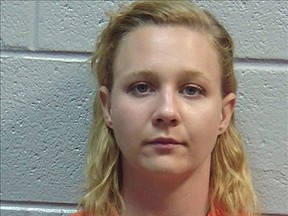 This June 2017 file photo released by the Lincoln County (Ga.) Sheriff's Office, shows Reality Winner.  (Lincoln County (Ga.) Sheriff's Office via AP, File)
