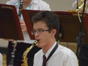 Ben Luelo, a student at St. Anne's Catholic Secondary School in Clinton, has been chosen as one of just 68 of the province's best high school musicians to participate in an intensive music workshop as part of the Ontario Provinicial Honour Band.
