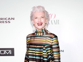 Maye Musk attends Harper's BAZAAR celebration of the 150 Most Fashionable Women presented by TUMI in partnership with American Express, La Perla, and Hearts On Fire at Sunset Tower Hotel on January 27, 2017 in West Hollywood, California. (Photo by Rachel Murray/Getty Images for Harper's Bazaar)