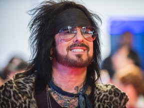 Nikki Sixx attends the premiere for "Long Time Running" at Roy Thomson Hall for the Toronto International Film Festival on Sept. 13, 2017. (Arthur Mola/Invision/AP)