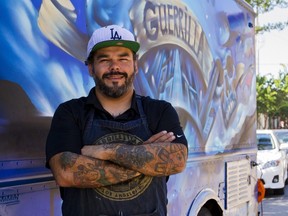 Chef Wes Avila, who started the famous Guerrilla Tacos food truck in Los Angeles, is pictured in this handout photo.