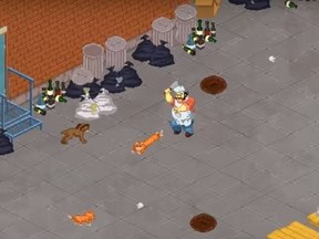 Screengrab of Dirty Chinese Restaurant trailer, created by Big-O-Tree Games.