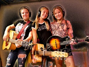 The Small Town Girls travelled to London Thursday night to record four songs for the Hard Core Country Radio show at UWO Western FM 94.9 (CHRW Radio).