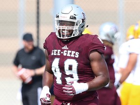 Loic Kayembe was in his third season with the Gee-Gees. He passed away on Sept. 24, 2017. (Stephen M. Loban photo)