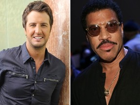 Luke Bryan (left) and Lionel Richie (right) will be joining Katy Perry and Ryan Seacrest on the American Idol reboot. (Donn Jones/Brent N. Clarke/Invision/AP/Files)