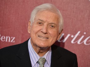 Former "Let's Make a Deal" host Monty Hall has died after a long illness at age 96. His daughter Sharon Hall says he died Saturday, Sept. 30, 2017, at his home in Beverly Hills, Calif. (Jordan Strauss/Invision/AP, File)