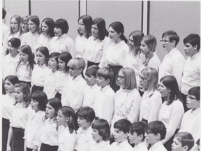 This photo shows the final concert of the school's 1967-70 Family Pop Concert Program, which was sponsored by The London Free Press.