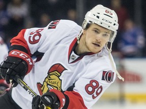 Forward Max McCormick joined the AHL Belleville Senators after clearing waivers Monday. (Getty Images)