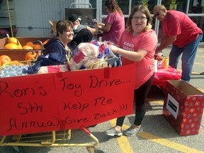 Wallaceburg's Rori Bennett is holding a toy drive to benefit the Ronald McDonald House in London. She held a kick-off fundraising barbecue on Saturday at No Frills.  This is the fifth consecutive year that the Grade 8 Holy Family student has hosted a toy drive for the charity, as a way of giving back for everything they have provided to her and her family.