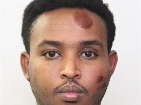 Abdulahi Hasan Sharif is shown in an Edmonton Police Service handout photo. Sharif has been charged in an attack which saw an Edmonton officer stabbed and four people injured when they were hit by a rental truck fleeing police. (THE CANADIAN PRESS/HO-Edmonton Police Service)