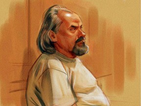 Sketch by Greg Banning:


The triple murder trial of Basil Borutski began in Ottawa Oct. 2. The trial was expected to continue into the New Year, but wrapped up much quicker than initially anticipated. The judge will instruct the jury Wednesday.