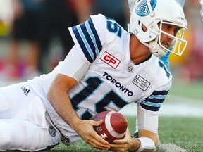 Ricky Ray’s arm earns him plaudits, but his toughness also allows him to thrive, according to Frank Zicarelli. Postmedia files