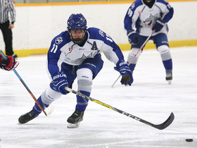 Tommy Vlahos of the Sudbury Nickel Capital Wolves. John Lappa/The Sudbury Star/Postmedia Network