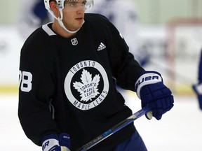 Draft pick Timothy Liljegren will start his first North American hockey season as a member of the AHL’s Toronto Marlies. (DAVE ABEL/Toronto Sun files)