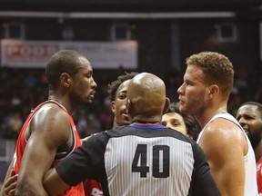 Serge Ibaka and Blake Griffin weren't treating Tuesday's contest like an exhibition tilt. The Associated Press