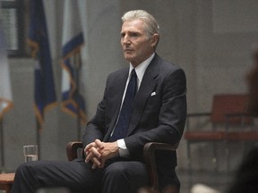 This image released by Sony Pictures Classics shows Liam Neeson in 'Mark Felt: The Man Who Brought Down the White House.' (Bob Mahoney/Sony Pictures Classics via AP)