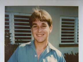 William (Russ) Davies poses for a photo in a Florida prison in this March 1988 handout photo. THE CANADIAN PRESS/HO