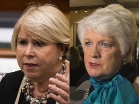 Liberal MPPs Deb Matthews, left, and Liz Sandals (Postmedia Network files)