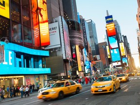 New York City's Time Square is pictured in this undated file photo. (johnkellerman/Getty Images)