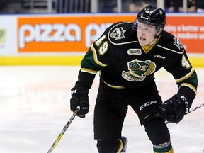 Max Jones was acquired by the Kingston Frontenacs from the London Knights in a weekend Ontario Hockey League trade. (Postmedia Network file photo)