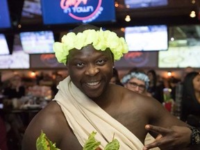 Drew Sylvain, bartender supervisor from State & Main Bar in Winnipeg recently won the Mott's Clamato competition for the Best Caesar in Town with his 'Julius Caesar.' Sylvain is heading to Toronto on Nov. 19, 2017, to compete in the national finals for Best Caesar in Town. SUBMITTED PHOTO