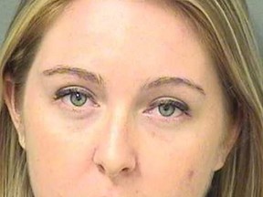 Cops say Kristen Leigh O’Connor, 27, of Coral Springs, Fla., and her fellow mom friend June Anne Schweinhart, 28, of Lake Worth, overdosed on heroin in the front seat of an SUV, while their infant children were in the back seats. (PALM BEACH SHERIFF'S DEPARTMENT)