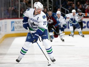 Daniel Sedin of the Vancouver Canucks . (MATTHEW STOCKMAN/Getty Images)