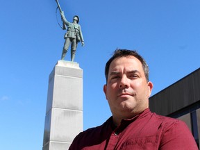 Rev. Marc Sceviour is seeking volunteers who want to participate in a 150-hour vigil at the Chatham Cenotaph from Nov. 5-11 as a special way to mark Canada 150 and all those who have made this the country that it is today.