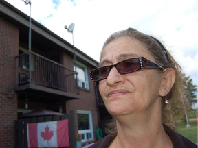 Shirl Roesler, 55, spoke to OPP detectives on Wednesday, September 23, 2015 about her neighbour, Basil Borutski, who lived in the unit above her at the Meadowvale apartments in Palmer Rapids (Kelly Egan, Postmedia)