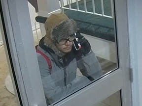 Edmonton police are asking the public to help identify a man who allegedly stole a cellphone from a woman in a wheelchair. Supplied