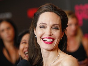 Angelina Jolie attends a special screening of Netflix's "First They Killed My Father" at the DGA theater in New York on Sept. 14, 2017. (Andy Kropa/Invision/AP)