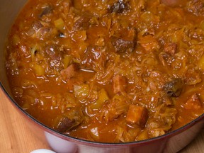 Bigos - Polish Pork and Sauerkraut Stew (Free Press file photo)