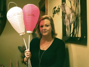Lisa Campbell from Seaforth is the chair for the Light the Night Walk in London, which takes place Oct. 14. She said if it was not for events like the LTNW, her son would not be alive today. (Shaun Gregory/Huron Expositor)