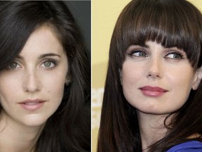 Erika Rosenbaum and Mia Kirshner. (Reisler Talent Agency/Getty Images)