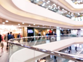 The interior of a mall is seen in this stock photo. (Getty Images)