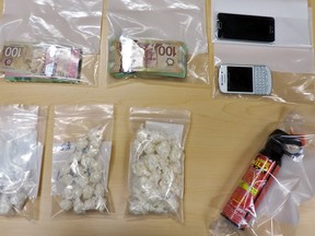 Police seized more than 250 grams of cocaine, $7,500 cash proceeds of crime and various drug trafficking paraphernalia in a Oct. 5, 2017 raid on a Gregoire neighbourhood apartment.