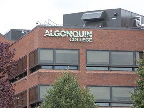 Algonquin College on Woodroffe Avenue in Ottawa.