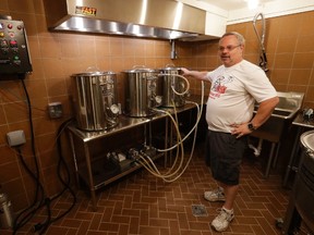 Steve Clemens says brew rooms, like the space in his Lodi, Wis. basement, ?get a lot of attention? when friends visit. (Morry Gash/The Associated Press)